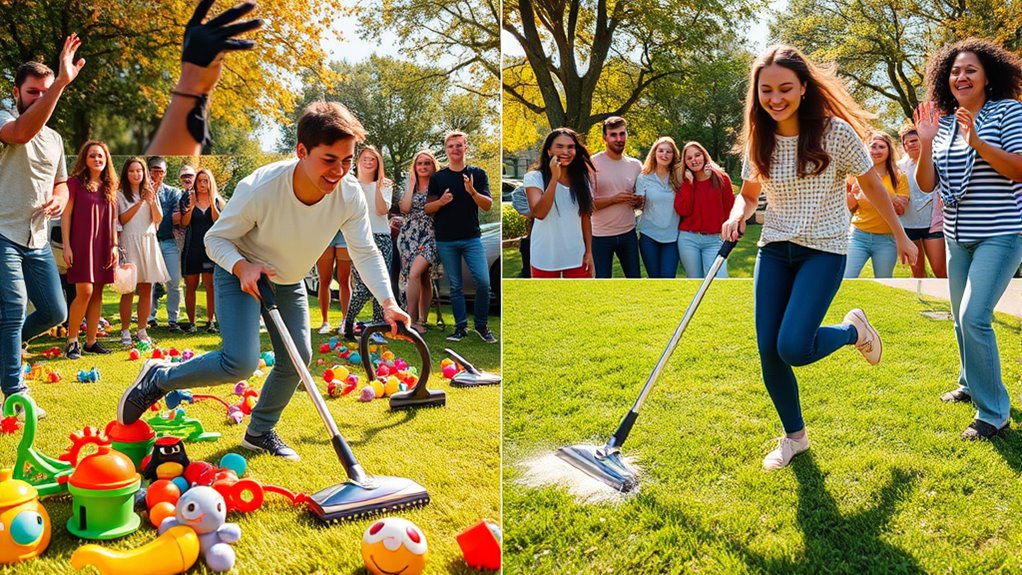 vacuum cleaning social media challenges