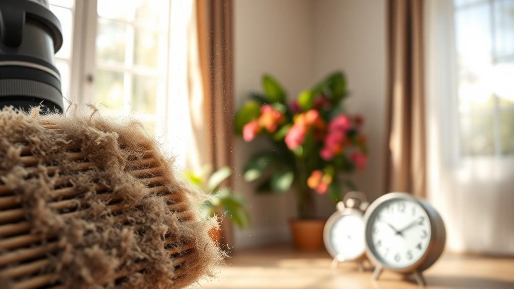 vacuum frequently for allergens