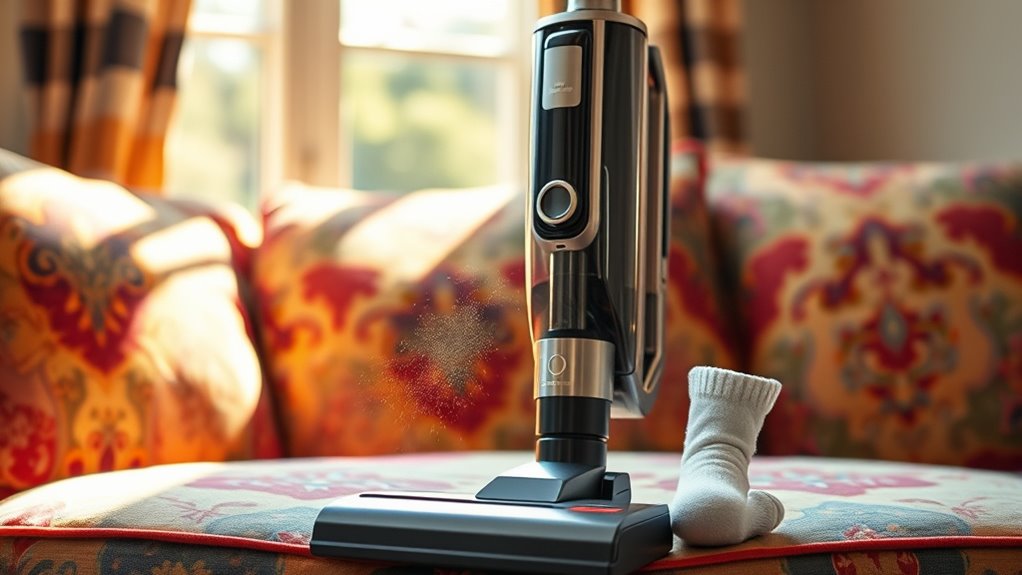 vacuum furniture and upholstery