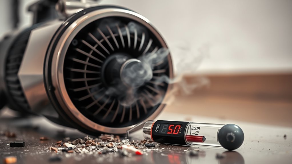 vacuum motor overheating causes