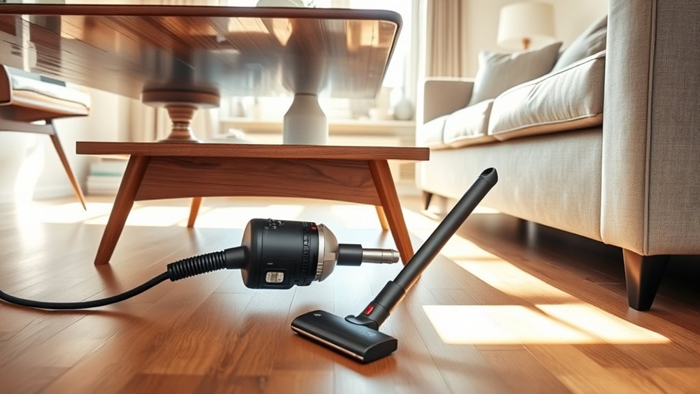 vacuum selection for accessibility