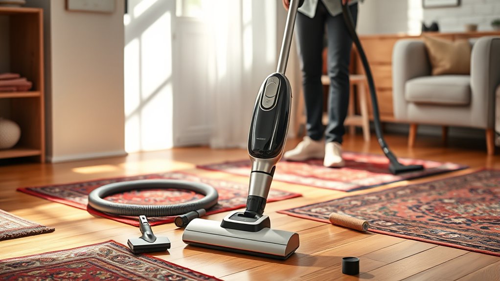 vacuuming methods for efficiency