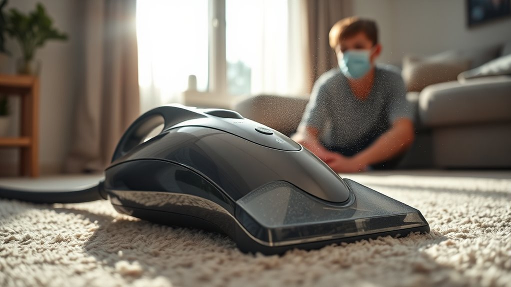 vacuuming poor air quality risks