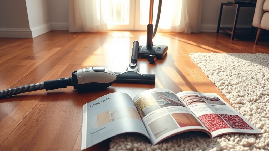 vacuuming techniques for surfaces