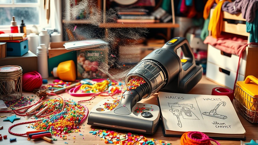 vacuums for crafting cleanup