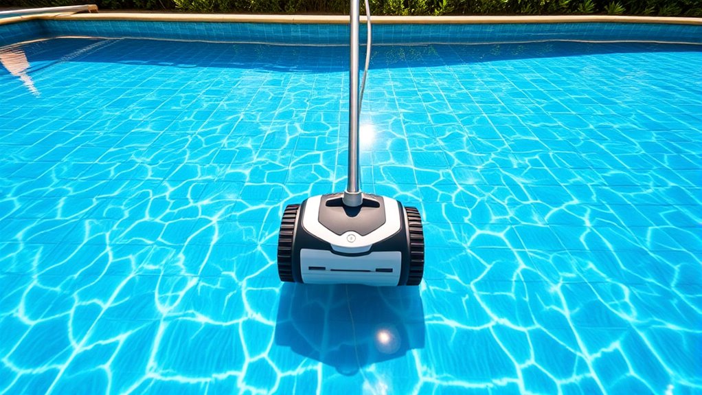adjust cleaner to pool shape