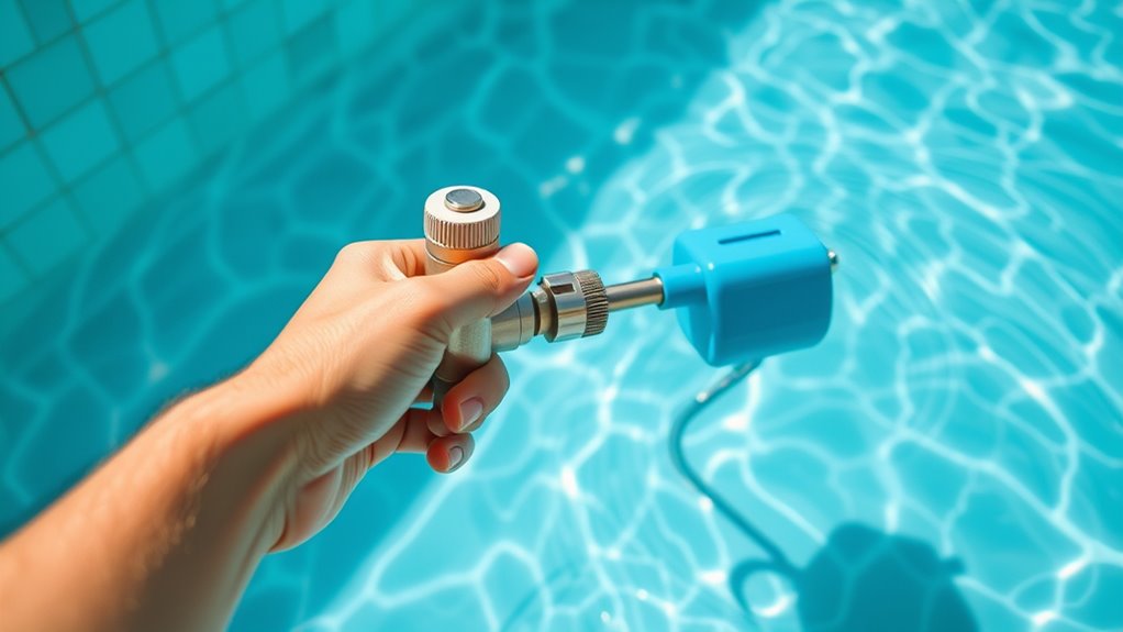 adjust flow for optimal cleaning
