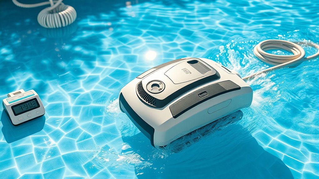 adjust pool cleaning seasonally