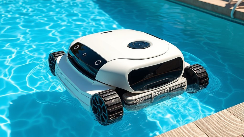 advanced connected robotic pool cleaners