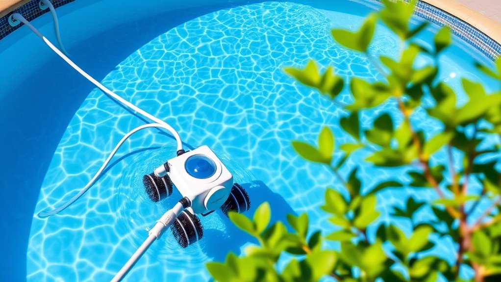 alternative above ground pool cleaning