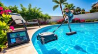 automated and manual pool maintenance