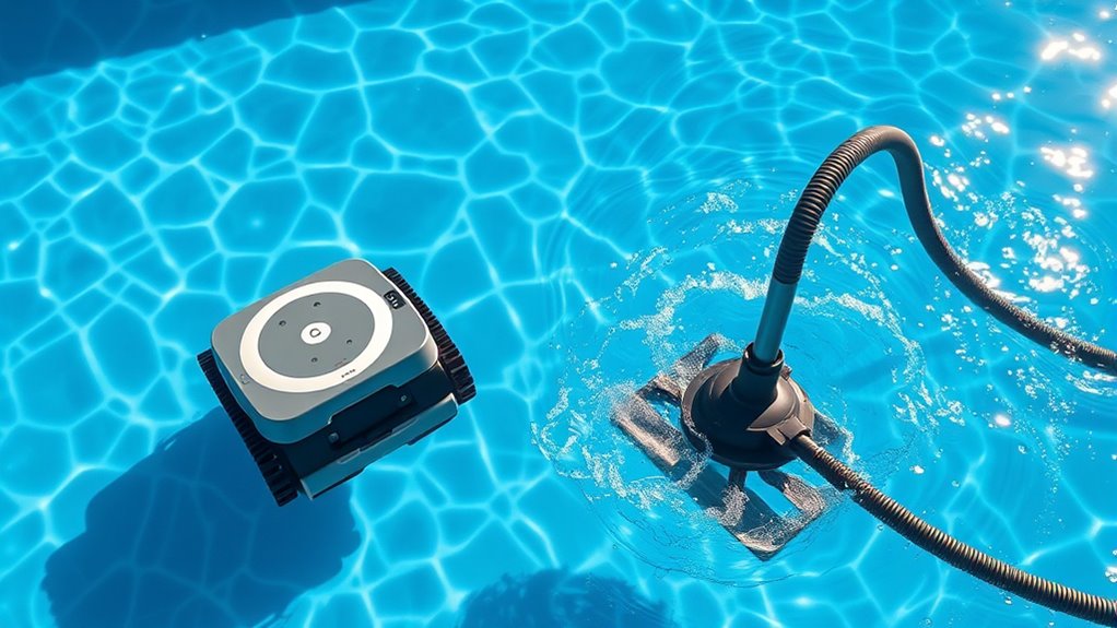 automated programmable pool cleaning