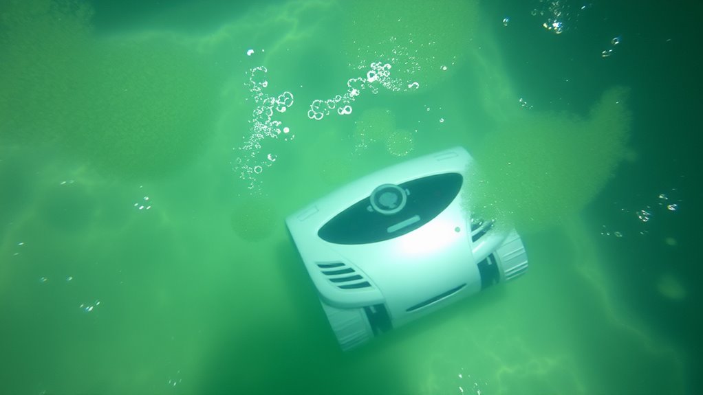 automatic cleaners limitations in algae