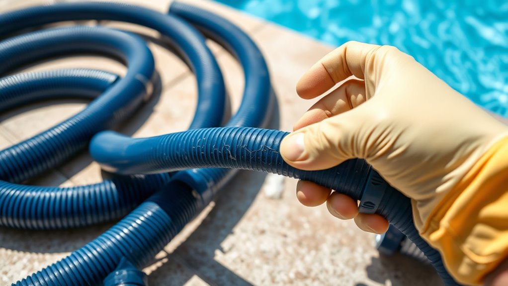 check replace worn hoses
