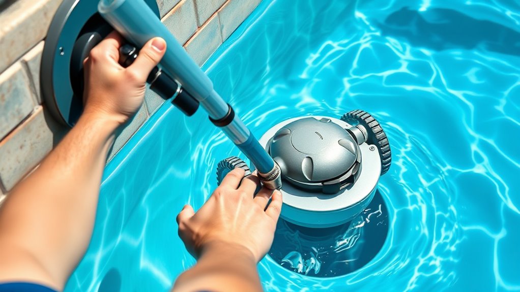 check water level and filter