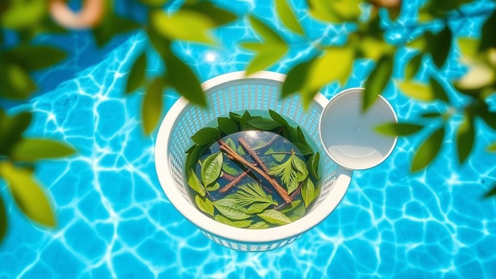 clean skimmer and strainer