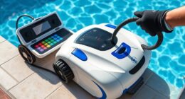 configure and program robotic pool cleaner
