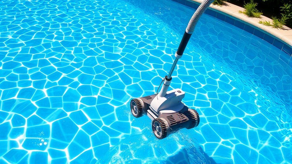 efficient above ground pool cleaning