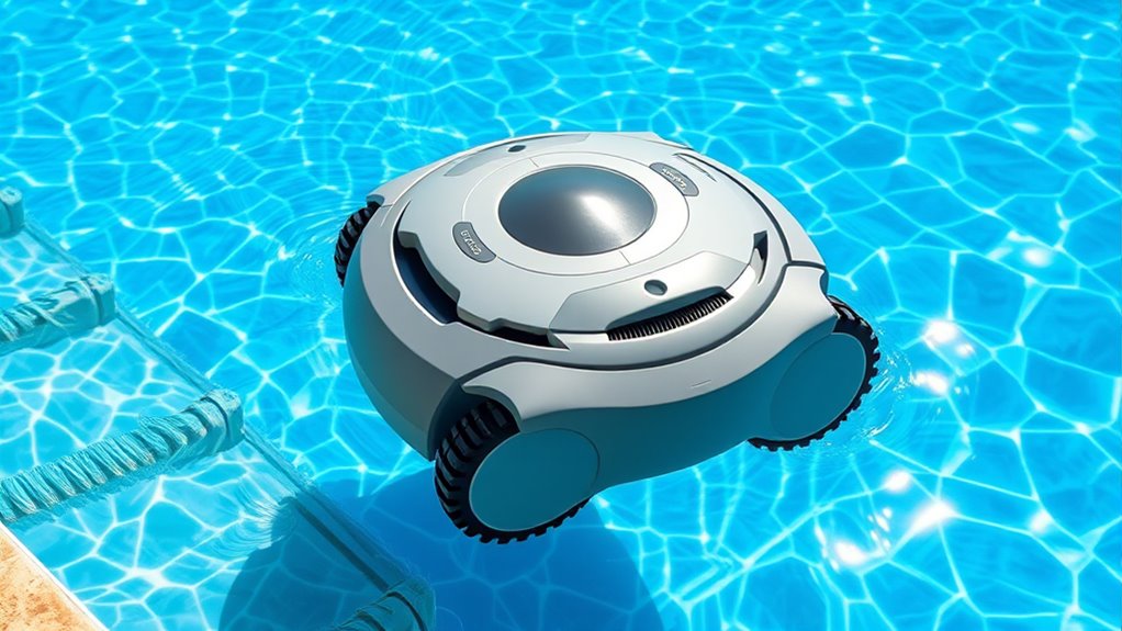 efficient autonomous pool cleaning