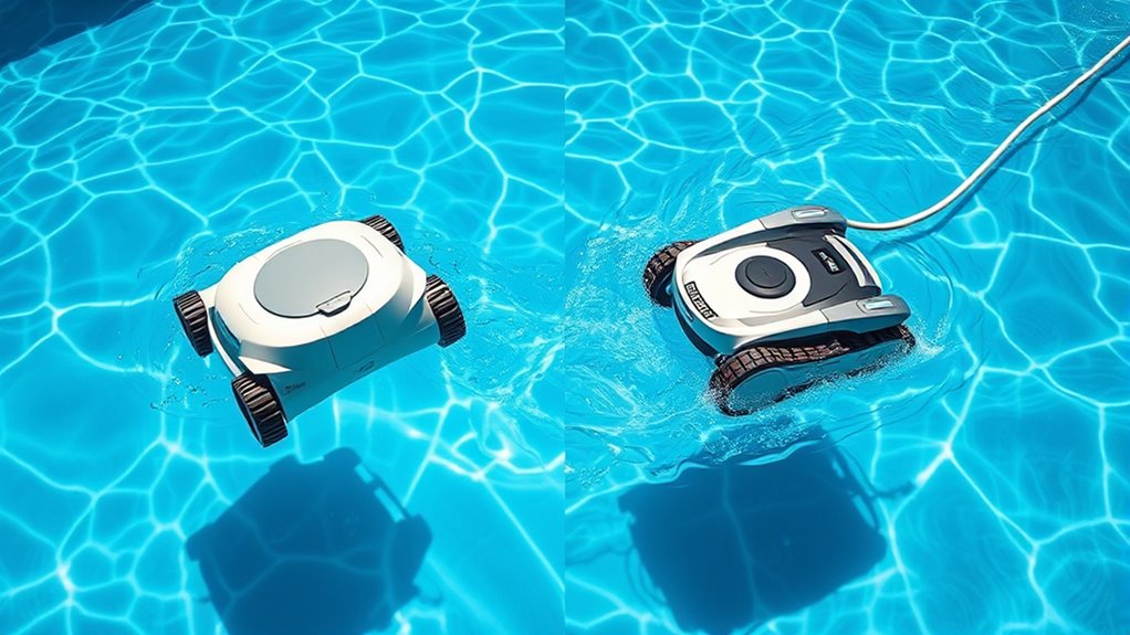 efficient cordless pool cleaning