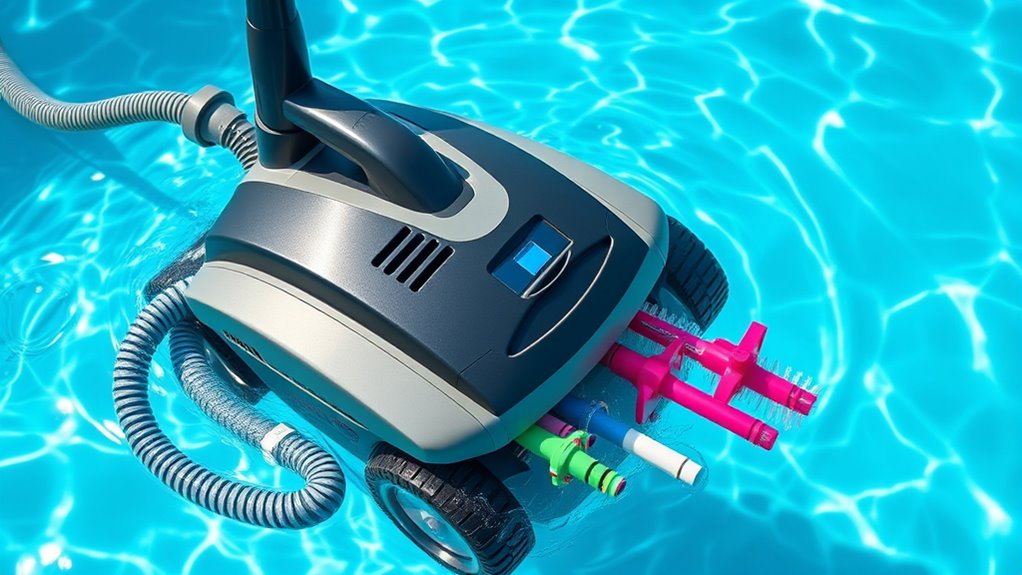enhanced pool cleaning features