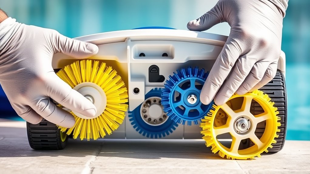 inspect and replace brushes
