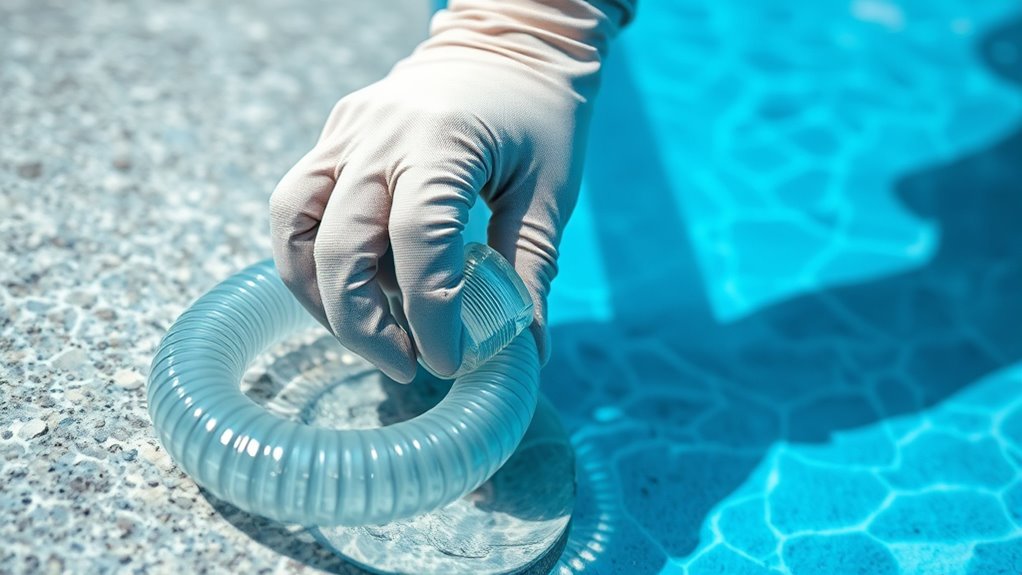 inspect hoses for leaks