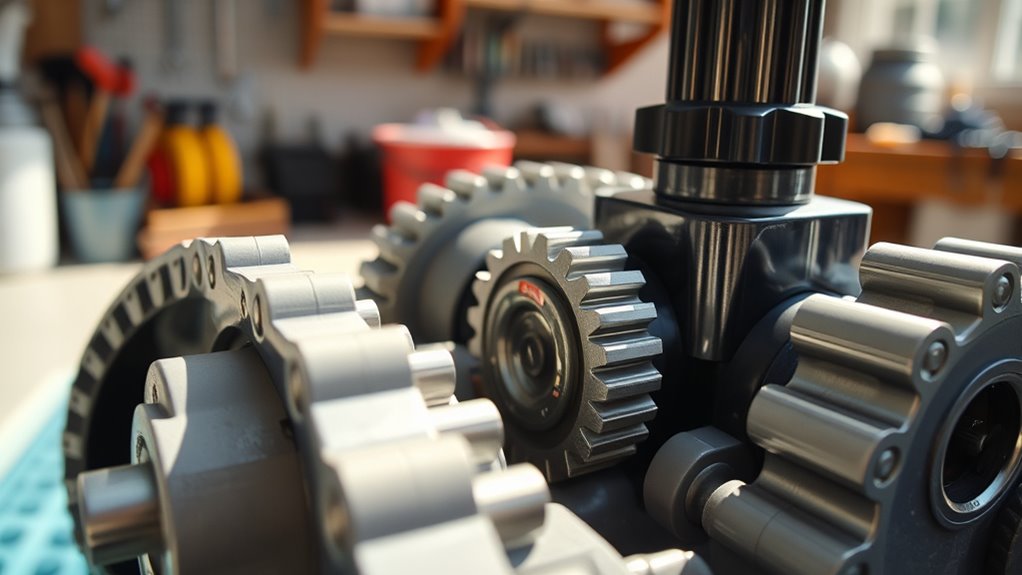 lubricate cleaner s moving parts