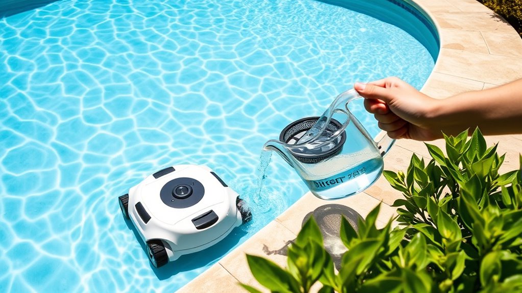 maintain proper water levels
