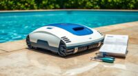 maintain robotic pool cleaner