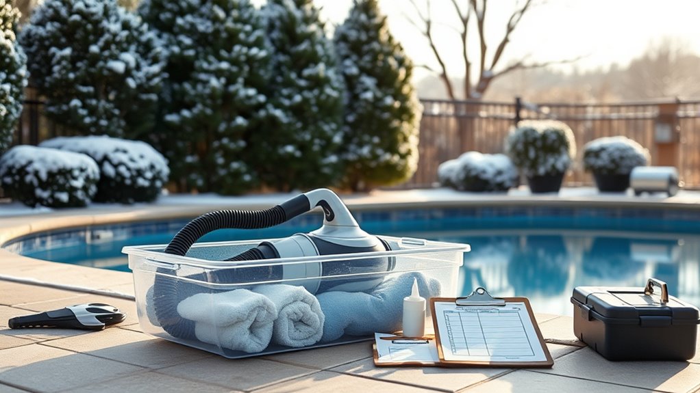 off season pool maintenance