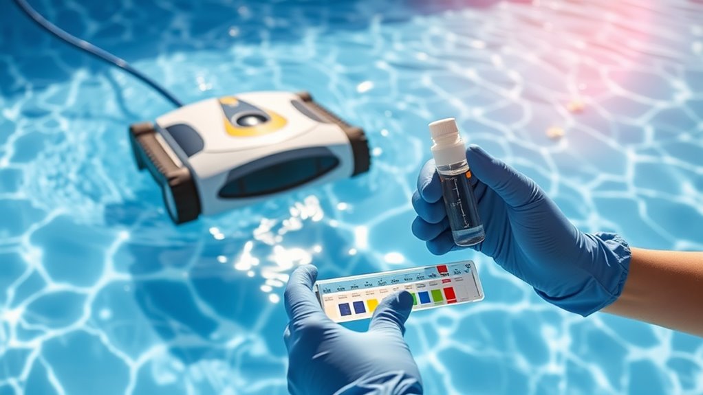 pool chemical level management
