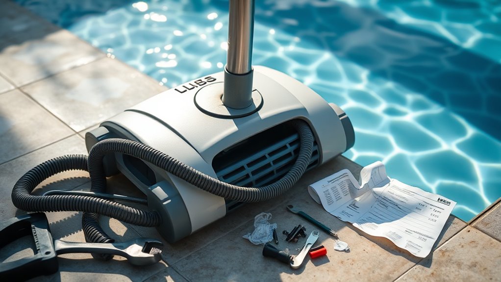 pool cleaner repair costs