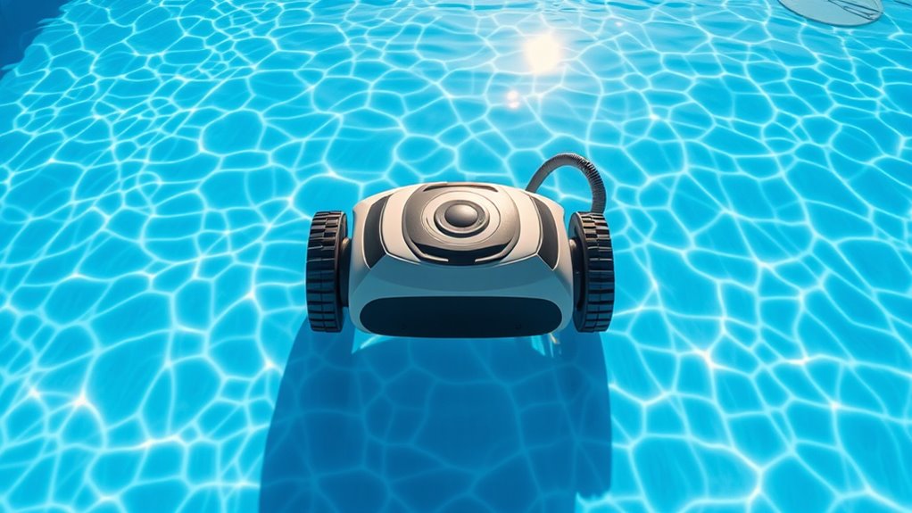 proper pool cleaner positioning