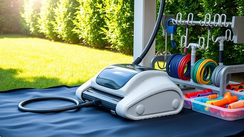 protect cables store attachments properly