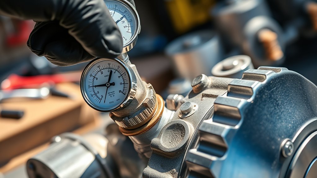 pump component inspection routine