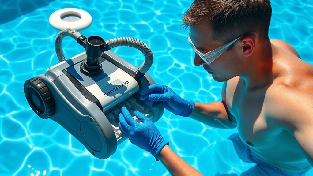 regular pool cleaner maintenance
