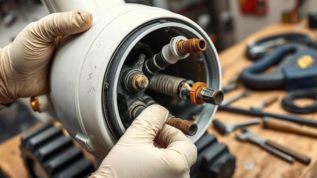 replace worn pool cleaner parts