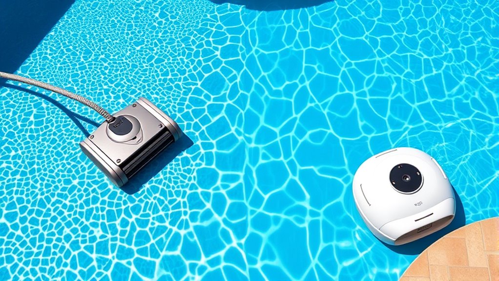 robotic cleaners suit large complex pools