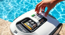robotic pool battery maintenance