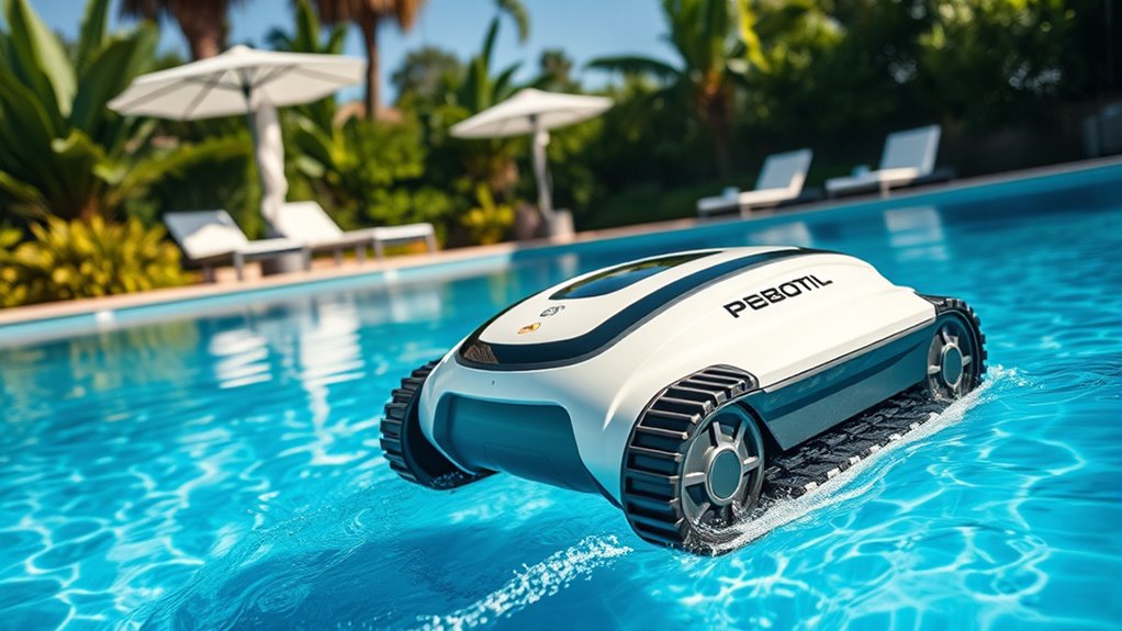 robotic pool cleaner convenience
