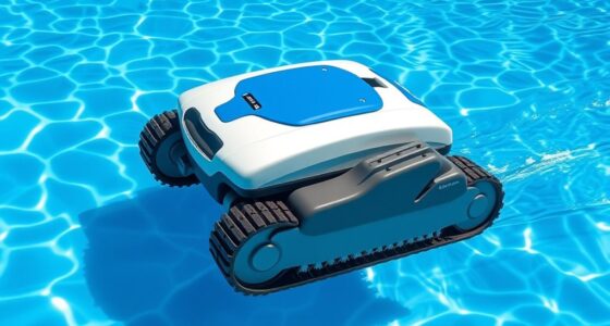 robots autonomously clean pools