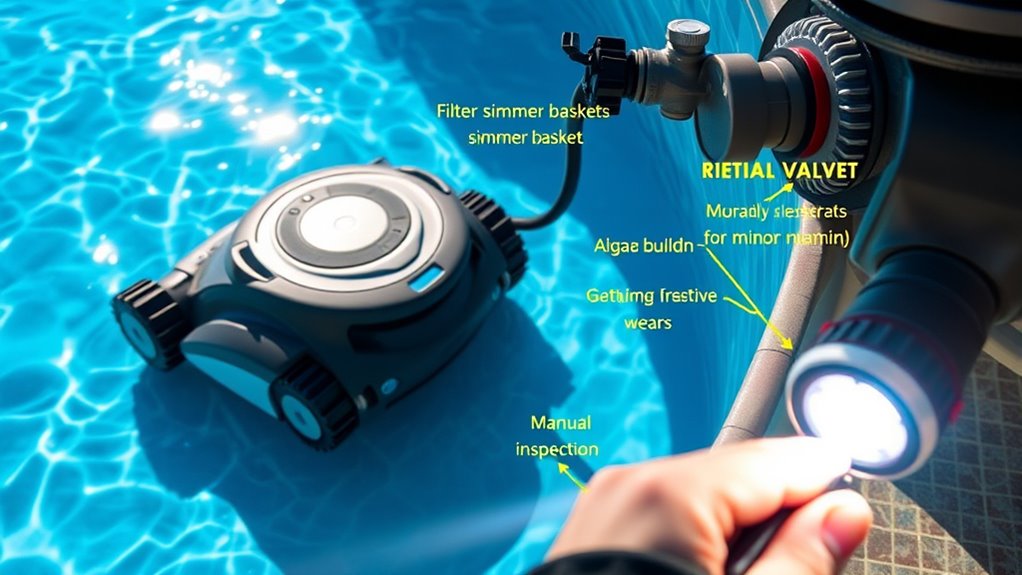 routine pool equipment inspection