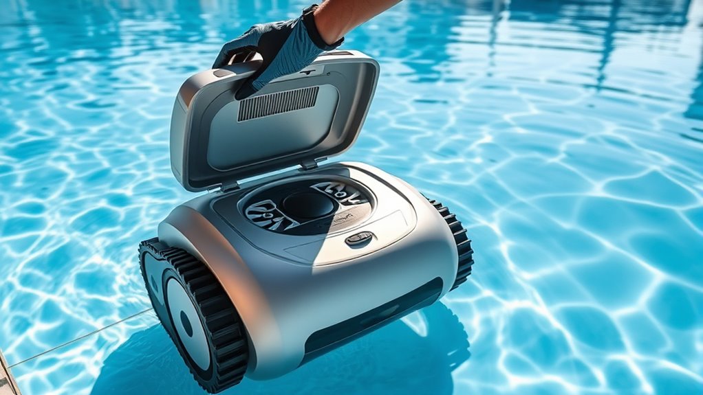 schedule regular pool cleaner maintenance