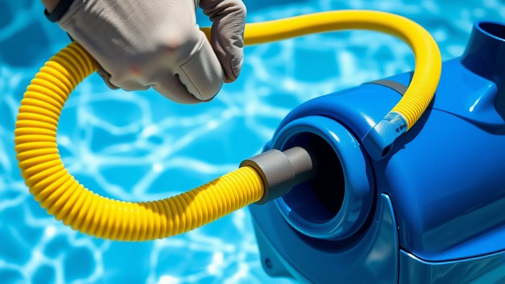secure hose connections properly