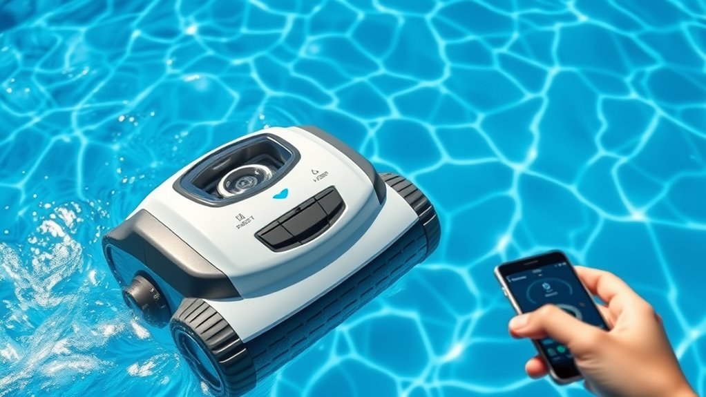 smart connected pool cleaning