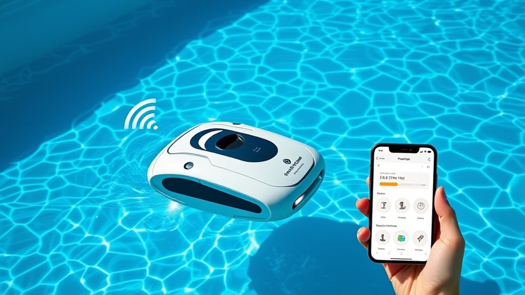 smart remote pool cleaning