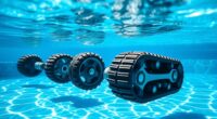 top automatic pool cleaner wheels