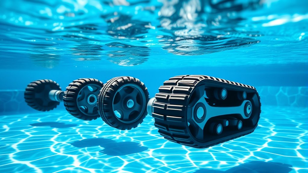 top automatic pool cleaner wheels