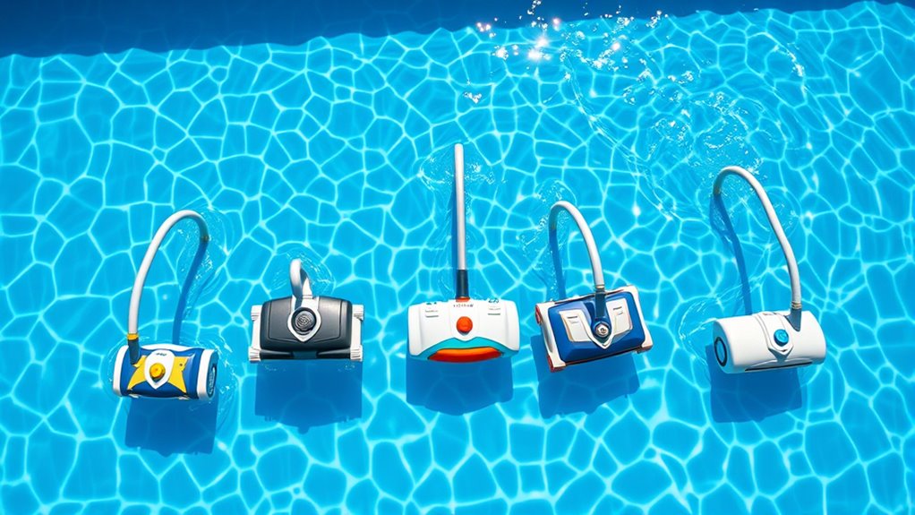 top inground pool vacuumers